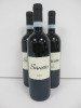 3 x Bottles of Monte Dall Ora Sausto Red Wine, 2021, 75cl.
