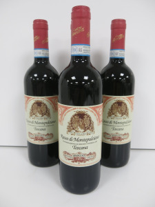 4 x Bottles of Cantine Innocenti Rosso di Montepulciano Red Wine, 2020, 75cl.