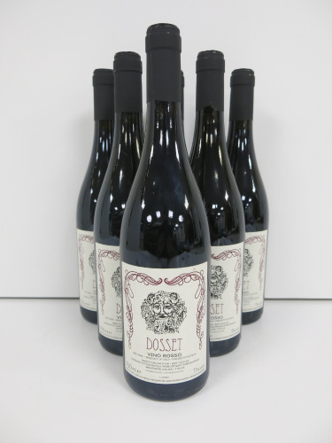 6 x Bottles of Dosset Vino Rosso Red Wine, 2023, 75cl.