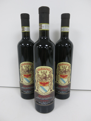 4 x Bottles of Fabiano Recioto Della Valpolicella Classico Red Wine, 2019, 50cl.