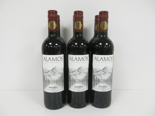 6 x Alamos Malbec 2023 Red Wine, 75cl.