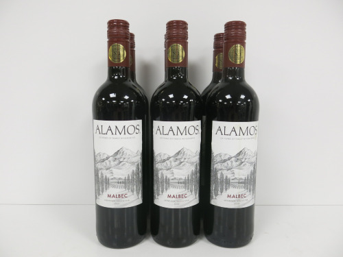 6 x Alamos Malbec 2023 Red Wine, 75cl.