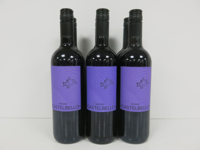 6 x Rosso Castebello Red Wine, 75cl.