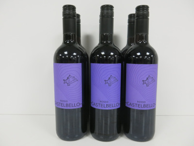 6 x Rosso Castebello Red Wine, 75cl.