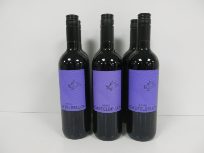 6 x Rosso Castebello Red Wine, 75cl.