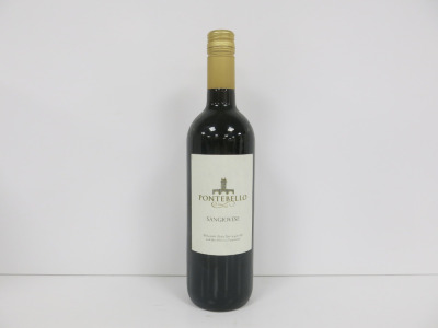 1 x Crate of 12 Bottles of Pontebello Sangiovese Red Wine, 75cl.