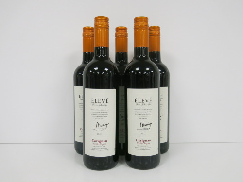 5 x Bottles of Eleve Carigan 2021 Red Wine, 75cl.