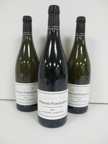 4 x Bottles of Vincent Giardin Les Vielles Vignes Pernand-Vergelesses White Wine, 2019, 75cl.