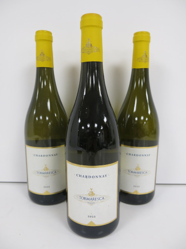 4 x Bottles of Tormaresca Puglia Chardonnay White Wine, 2023, 75cl.