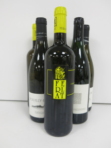 6 x Assorted Bottles of White Wine to Include: 2 x Pouilly Fume 2022, 2 x La Valentina 2023 & 2 x Friulano 2019.