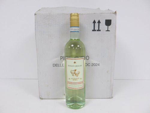 1 x Crate of 12 Bottles of Pinot Grigio Antonio Rubini White Wine, 750ml.