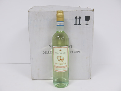 1 x Crate of 12 Bottles of Pinot Grigio Antonio Rubini White Wine, 750ml.