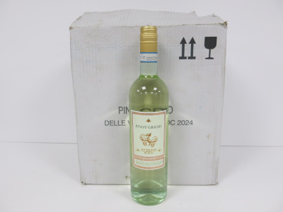 1 x Crate of 12 Bottles of Pinot Grigio Antonio Rubini White Wine, 750ml.