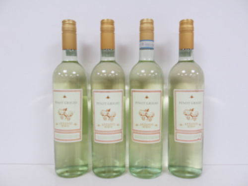 4 x Bottles of Pinot Grigio Antonio Rubini White Wine, 750ml.