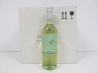 1 x Crate of 12 Bianco Castelbello White Wine, 750ml.