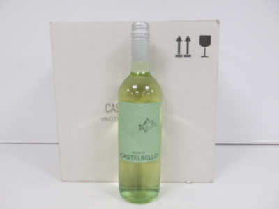 1 x Crate of 12 Bianco Castelbello White Wine, 750ml.