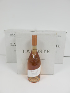 3 x Boxes of 6 x Chateau La Coste Rose d'une Nuit Rose Wine, 2023, 75cl.