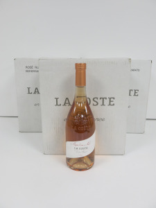 3 x Boxes of 6 x Chateau La Coste Rose d'une Nuit Rose Wine, 2023, 75cl.
