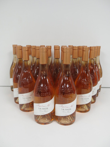 24 x Bottles of Chateau La Coste Rose d'une Nuit Rose Wine, 2023, 75cl.