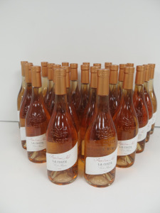 24 x Bottles of Chateau La Coste Rose d'une Nuit Rose Wine, 2023, 75cl.