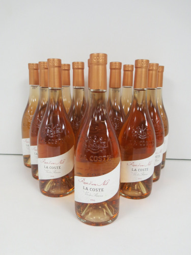 11 x Bottles of Chateau La Coste Rose d'une Nuit Rose Wine, 2023, 75cl.