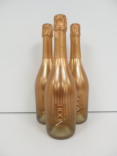 3 x Bottles of Chateau La Coste Nooh Rose Sparkling Wine, 75cl, Alcohol Free.
