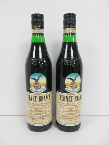 2 x Bottles of Fernet-Branca, 70cl.