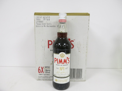 Case of 6 x Bottles of Pimm's No1 Cup, 70cl.
