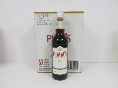 Case of 6 x Bottles of Pimm's No1 Cup, 70cl.