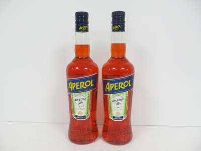 2 x Bottles of Aperol Aperitivo, 70cl.
