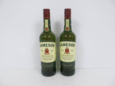 2 x Jameson Triple Distilled Irish Whiskey, 70cl.