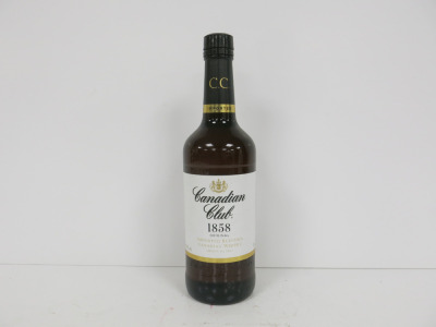 Bottle of Canadian Club 1858 Original Imported Blended Canadian Whiskey, 70cl.