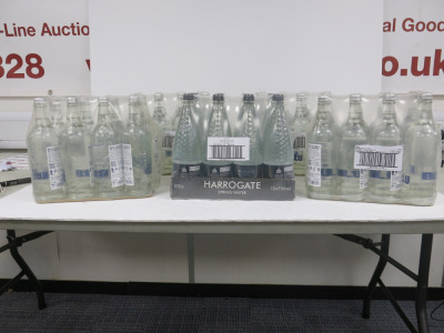 5 x Cases of 14 x Spring Waters with 4 x Belu Sparkling & 1 x Harrogate Natural, 75cl.