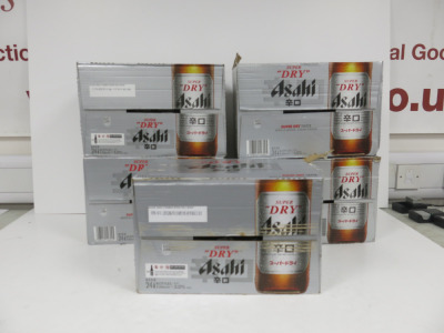 5 x Cases of 24 x Asahi 5.0% Super Dry Beer, 330ml.
