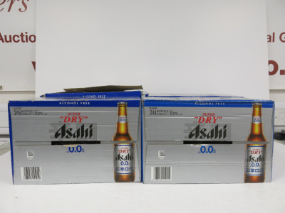 4 x Cases of 24 x Asahi 0.0% AF Super Dry Beer, 330ml.