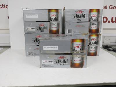 5 x Cases of 24 x Asahi 5.0% Super Dry Beer, 330ml.
