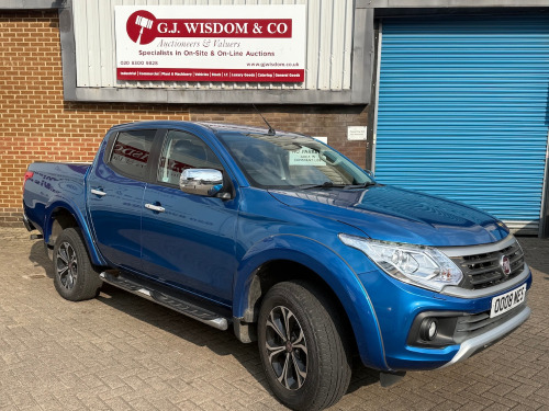 OO08 MES: Fiat Full Back LX 4x4 Double Cab Pick up Truck in Blue, 2442cc, Automatic, 2017, Mileage 16430, MOT Expires 23/10/2025. Comes with 2 x Keys & V5 Document.