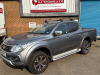 OO06 MES: Fiat Full Back LX 4x4 Double Cab Pick Up Truck in Silver, 2442cc, Automatic, 2017, Mileage 47383, Mot Expires 24/07/2026. Comes with Tow Bar, 2 x Keys & V5 Document. - 2