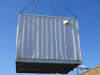 Site Office 10ft Metal Container in White with Door & Window, Size H8ft x W10ft x D8ft. Comes with Hyco Water Heater, Air Master Radiator & 1 x Key. NOTE: viewing & collection of this lot is by appointment in Rainham, Essex. - 16