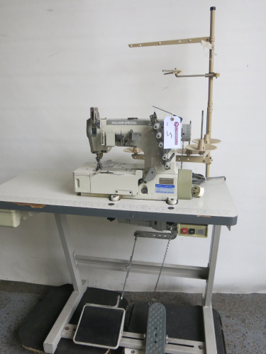 Mauser Spezial 5 Thread Coverstitch Machine, S/N 6790846.