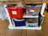 Approx 250 x Pigeon Hole Cabinets of Assorted Samples and Folded Lengths of Fabric in Various Sizes, Colours & Styles. NOTE: viewing & collection of this lot is from Site at E3 4RR. The buyer is responsible for the safe removal at their own expense. CABIN - 8