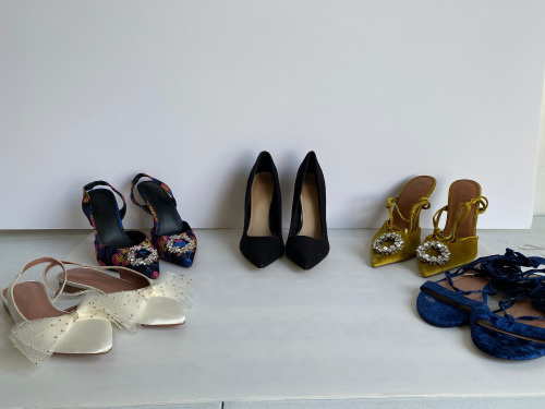 5 x Pairs of Ladies Fashion Shoes, Predominantly Once Worn for Model Shoot (Styles As Pictured). Sizes Between UK 5 & 6.