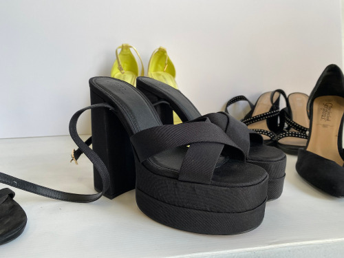 5 x Pairs of Ladies Fashion Shoes, Predominantly Once Worn for Model Shoot (Styles As Pictured). Sizes Between UK 5 & 6.