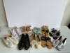 10 x Pairs of Ladies Fashion Shoes, Worn for Model Shoots (Styles As Pictured). Sizes Between UK 5 & 6.