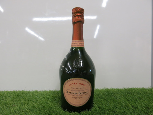 Bottle of Laurent Perrier Cuvee Rose Champagne, 750ml.