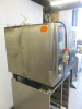 Rational Electric 5 Senses Self Cooking Centre Combi Oven, Model SCC WE 61, S/N E61SH1506246351, 6 Grid, 3 Phase. Comes with Stainless Steel 5 Rack Table, Overall Size H168 x W85 x D80cm. - 2