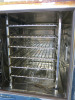 Rational Electric 5 Senses Self Cooking Centre Combi Oven, Model SCC WE 61, S/N E61SH1506246351, 6 Grid, 3 Phase. Comes with Stainless Steel 5 Rack Table, Overall Size H168 x W85 x D80cm. - 5