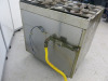 Mareno Stainless Steel 4 Ring Burner Gas Range with Shelf Under. Size H85 x W81 x D73cm. NOTE: requires 1 ring. - 4