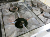 Mareno Stainless Steel 4 Ring Burner Gas Range with Shelf Under. Size H85 x W81 x D73cm. NOTE: requires 1 ring. - 5