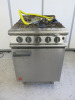 Falcon Gas 4 Ring Oven Range Cooker, Model G3161, S/N F625217.